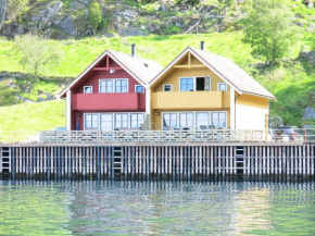 Fjordhytte-16 direkt am Sognefjord in Bjordal, mit mietbaren 9,9 PS bis 60 PS Motorbooten